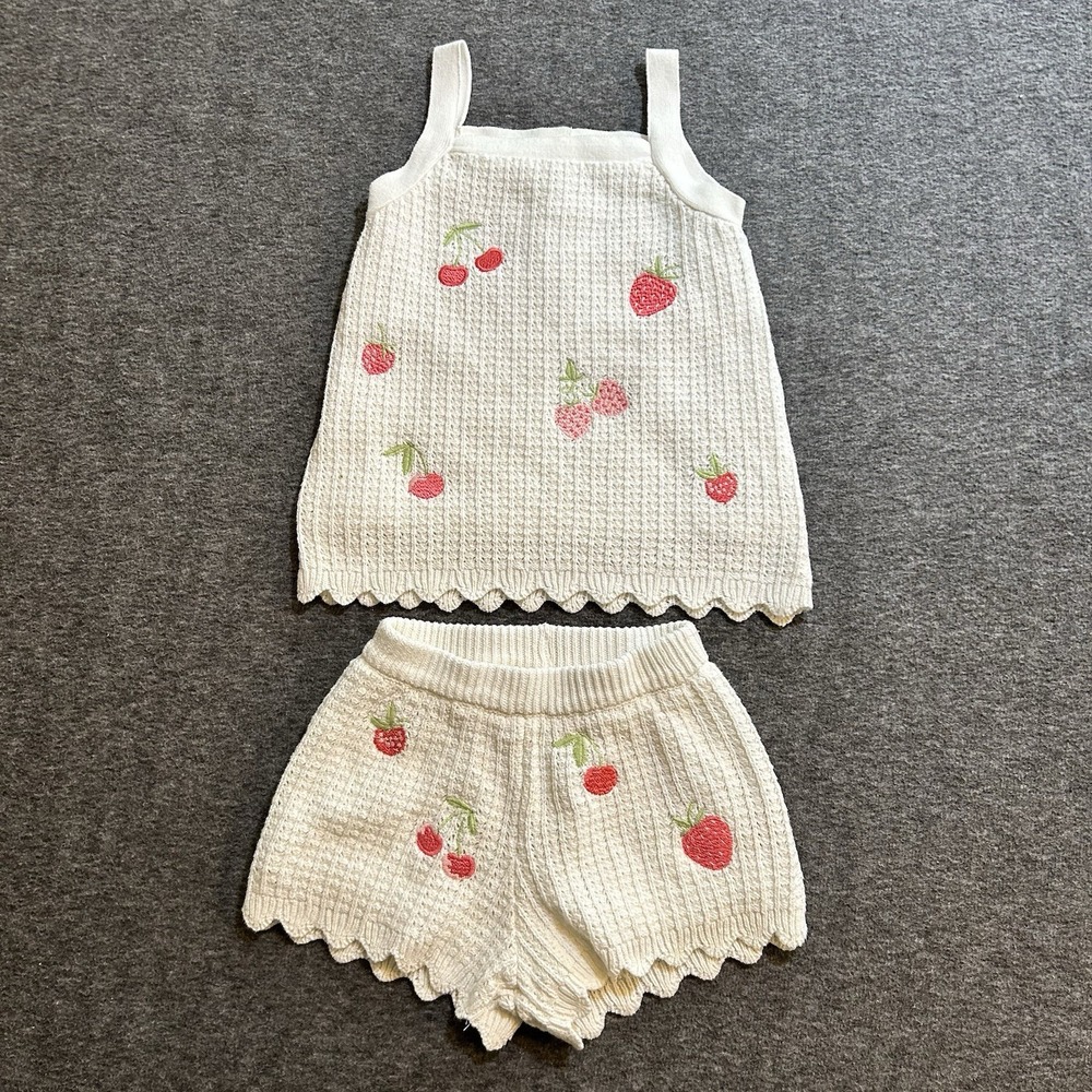 C C California Kids Baby Girl Summer Outfit Size 5T Easter Outfit Spring Garden